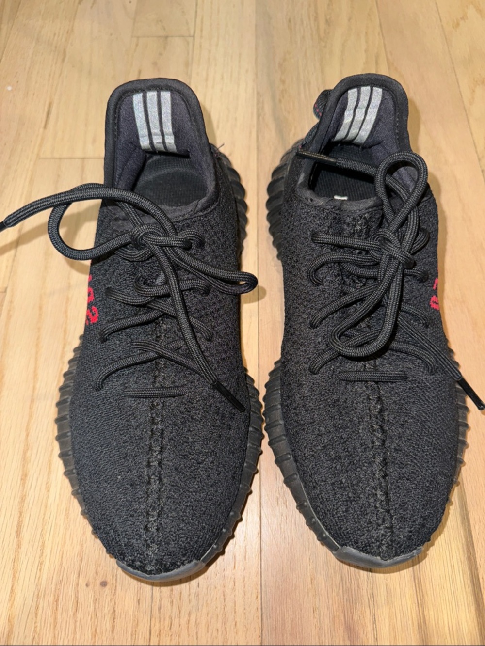 Black Yeezys men size 6